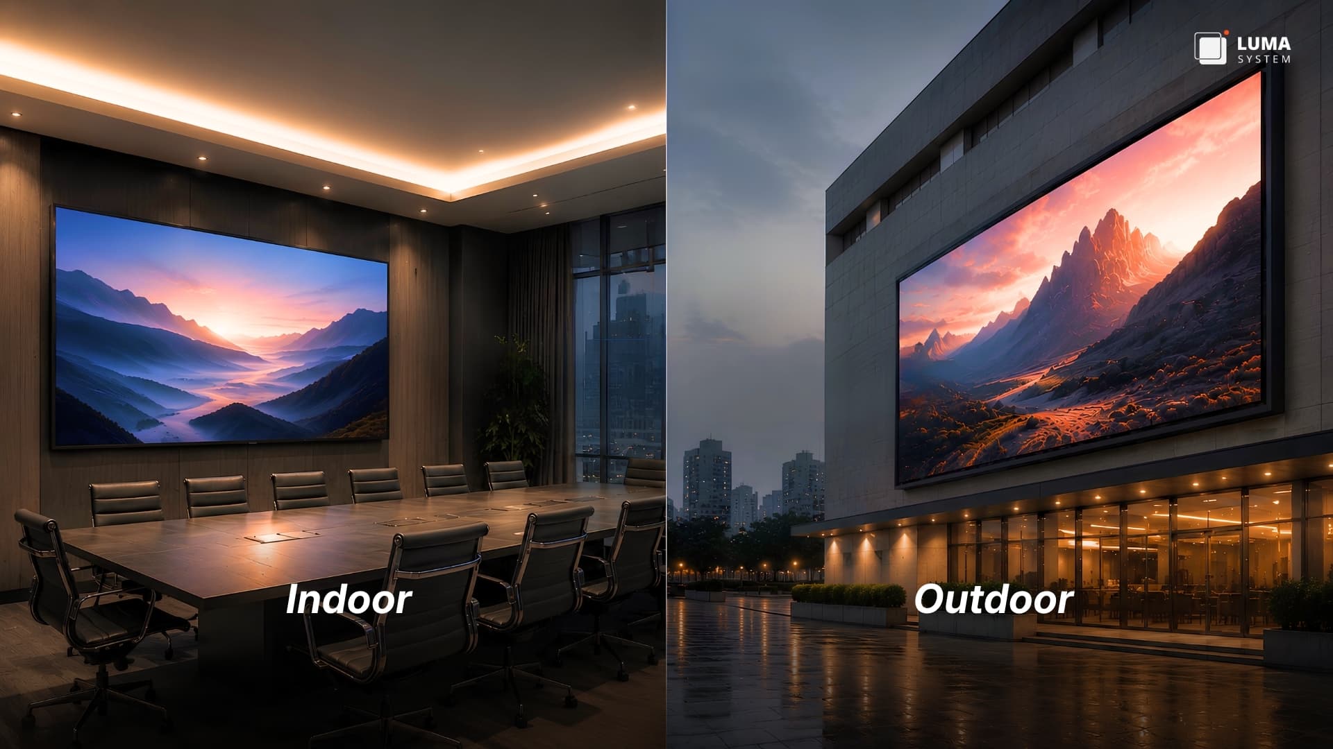 จอ LED Indoor กับ Outdoor ต่างกันอย่างไร? เลือกแบบไหนให้เหมาะกับพื้นที่
